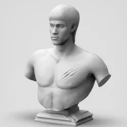 BRUCE LEE Bust 3D Printable