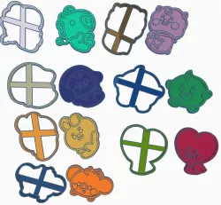 Bt21 Cookie Cutter Set! / Bt21 Cookie Cutter Set!