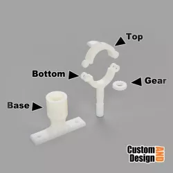 cable management mount - for 2020 aluminum