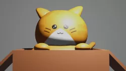 Cat in box