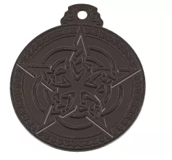 Celtic Pentacle for Protection Pendant neck  witch necklace earing keychain femJ-64A 3d-print and cnc