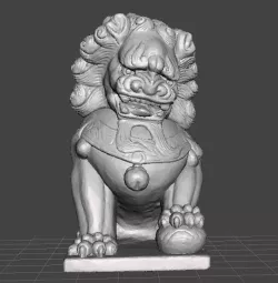 CHINESE LION DOG GUARDIAN STATUE FIGURE FOO DOG MODEL