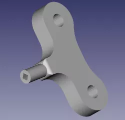 Clock winding key