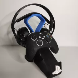 CONTROLLER STAND AND HEADSET PLAYSTATION