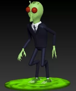 Cornvelious Daniel Rick and morty