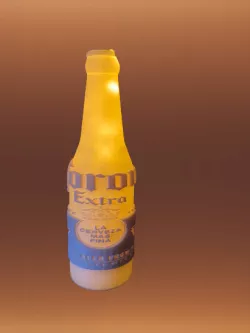 Corona Beer bottle lithophane