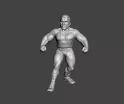 Custom WWF Owwen Hart Hasbro WWE