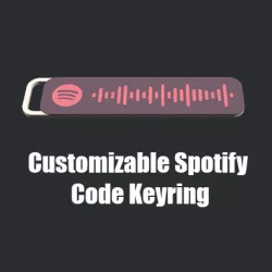 Customizable Spotify Code Keyring or Tag