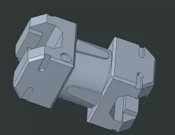 Diaclone Battle Convoy VMAX Pod Grander 90 degree Rail Offset