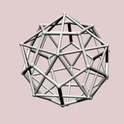 Dodecahedron with Dual Icosahedron