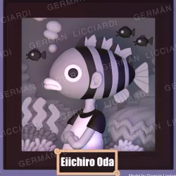 Eiichiro Oda -avatar- ONE PIECE 3D print model