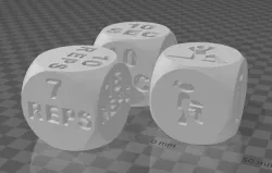 Exercise Dices - Fitness Dices
