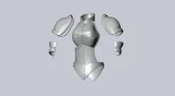 Fairy Tail Erza Scarlet Heart Kreuz Armor Set