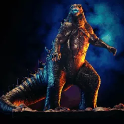 Fan Art Godzilla - Statue