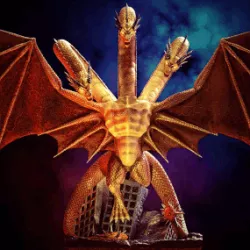 Fan Art King Ghidorah - Statue