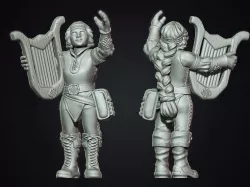 Female dwarf bard