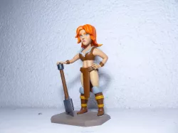Figure of Valkyrie in Clash Royale