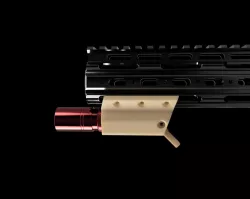Flashlight trigger mount for M4