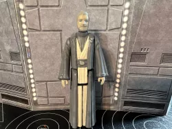 FORCE GHOST OBI-WAN KENOBI VINTAGE CUSTOM STAR WARS ACTION FIGURE, KENNER 3.75", CUSTOM 1/18 JEDI FIGURE
