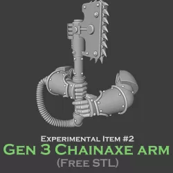 Gen 3 Chainaxe dual arm  (EXPERIMENTAL ITEM #2)