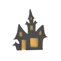 Halloween Castle Cookie Cutter V2