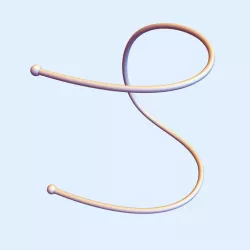 Hilbert Round Curve - Level 1