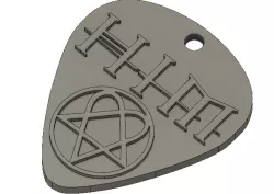 HIM band handle keychain