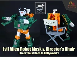 Hoist's Evil Alien Robot Mask & Director's Chair