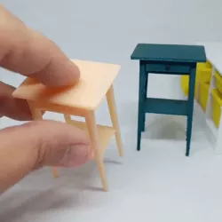 IKEA -INSPIRED HEMNES NIGHTSTAND MINIATURE FURNITURE 3D MODEL