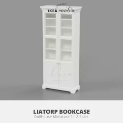 IKEA-INSPIRED LIATROP BOOKCASE MINIATURE FURNITURE 3D MODEL