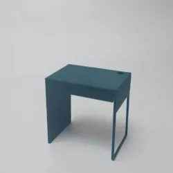 IKEA-INSPIRED MICKE DESK  (SMALL) MINIATURE FURNITURE 3D MODEL