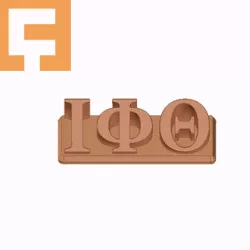 Iota Phi Theta Fraternity ( ΙΦΘ ) 3D Nametag