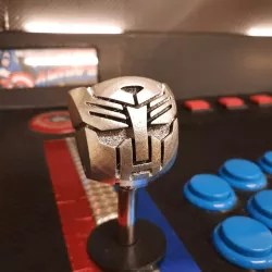 Joystick Transformers Logo Arcade Joystick Tops