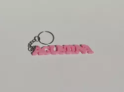 Keychains with Agustina´s name