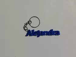 Keychains with Alejandra´s name