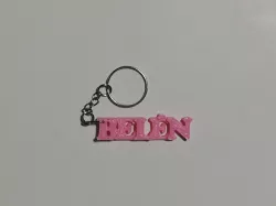 Keychains with Belén´s name