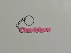 Keychains with Candela´s name