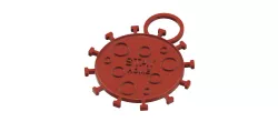 keychan door hinge keyring trinket neck pendant  dv02 3d-print and cnc