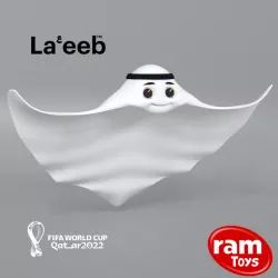 La.ࣖ eeb 3D - MASCOTA QATAR 2022 - FIFA WORLD CUP*.