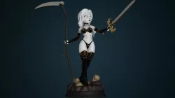 Lady Death + NSFW version (Cartoon)