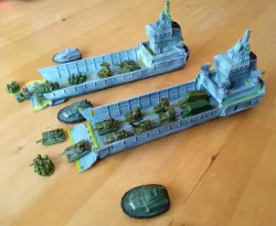 Large landing barge for 6mm (8-10 vehicles)