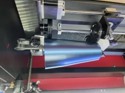 Laser Rotary Clamp-In w/ Edge Guides