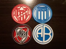Logo Posa glasses Argentinean soccer teams