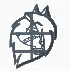 Loona 2 Helluva Boss / Hazbin Hotel Cookie Cutter