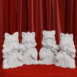 Mario cat pack
