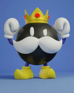 mario king bob-omb