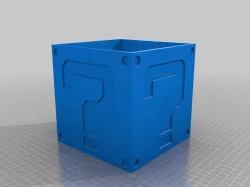 Mario question mark box 150x150x150