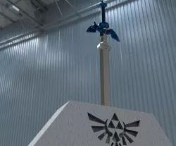 Master Sword (Full size print or small with a stand)