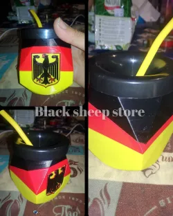 mate alemania con escudo