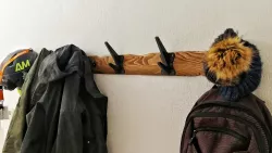 Mechanical coat hook